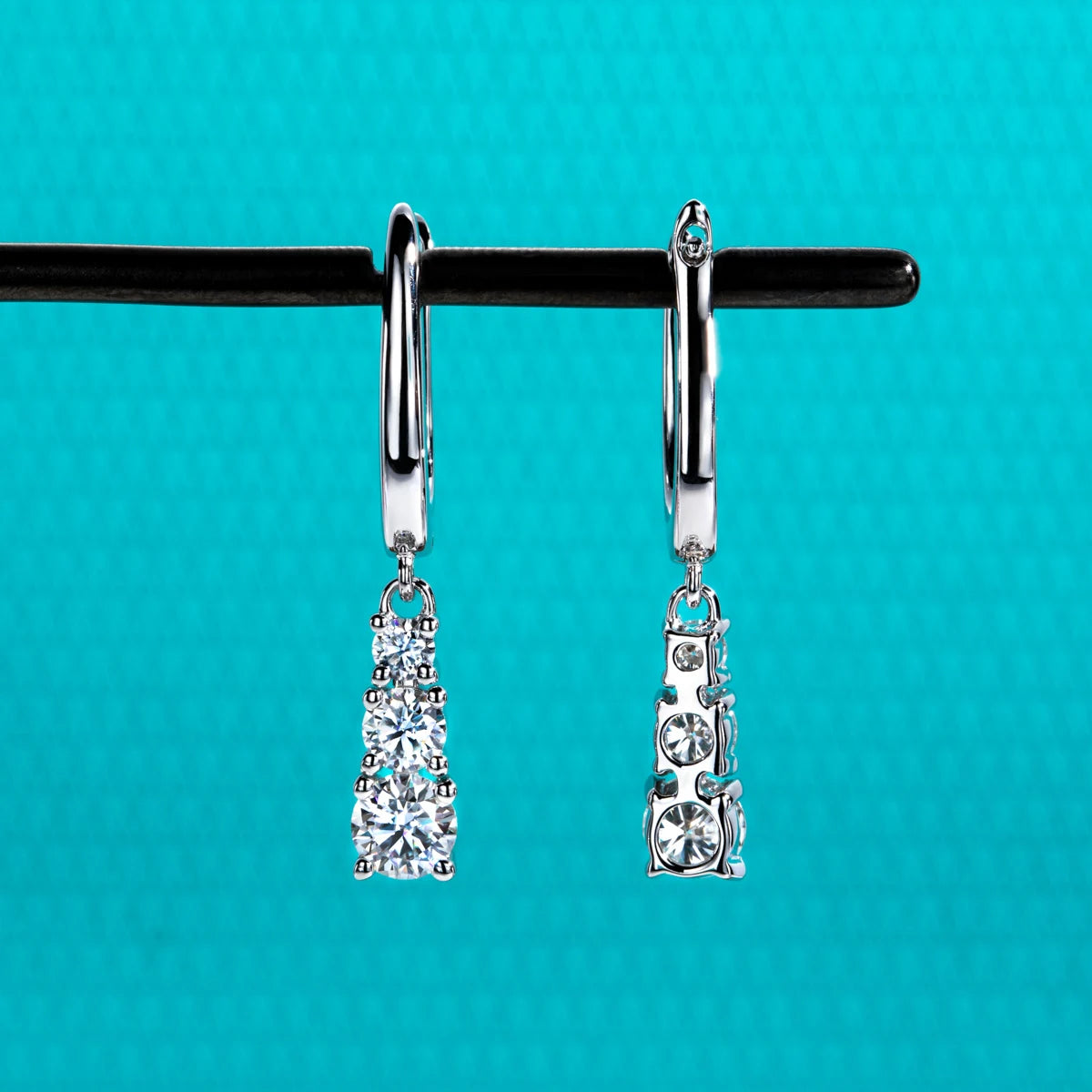 Diamond Dangle Earrings