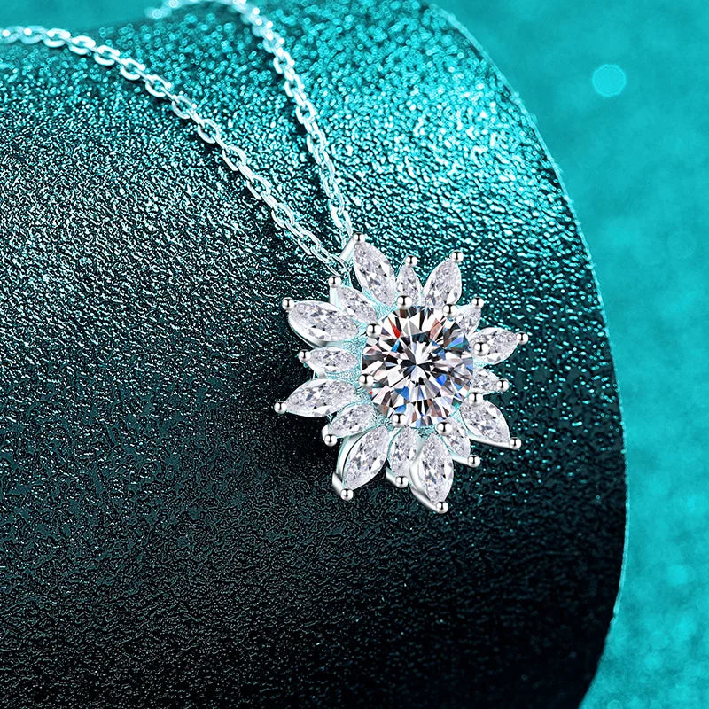 Sunflower Pendant Necklace