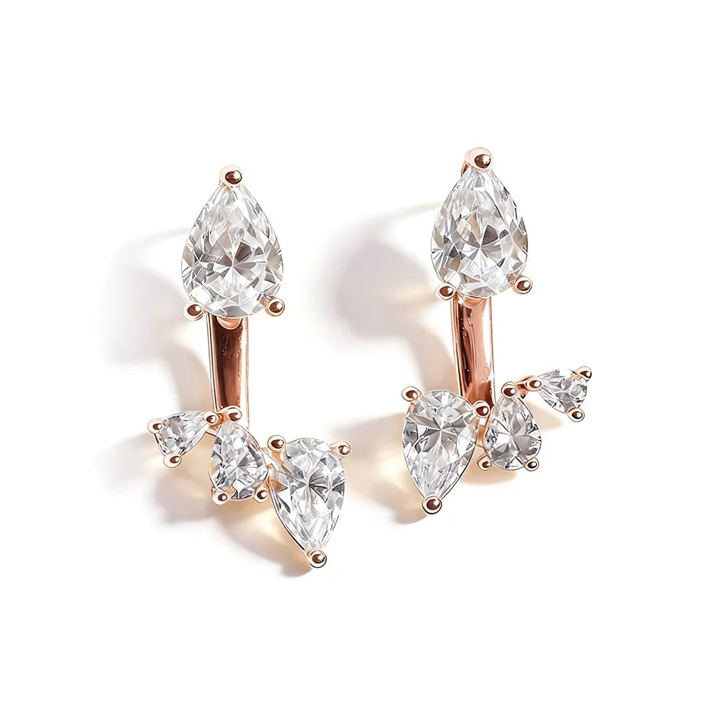 Waterdrop Moissanite Earrings