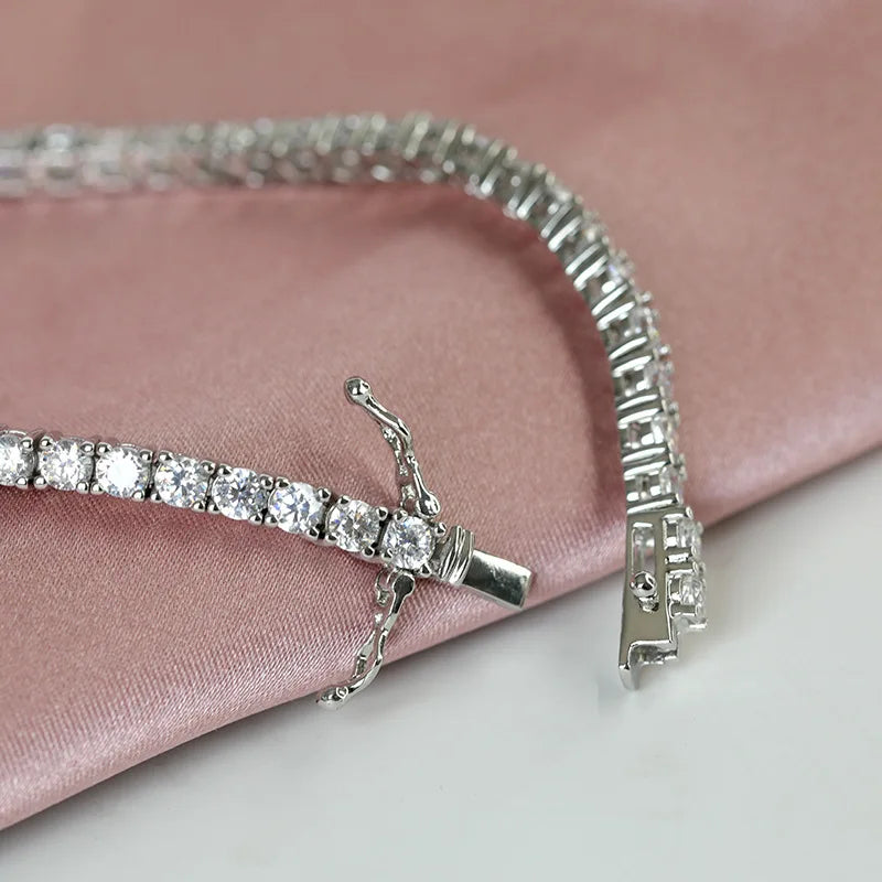Sterling Moissanite Bracelet