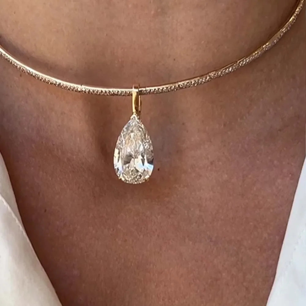 Waterdrop Choker Necklace