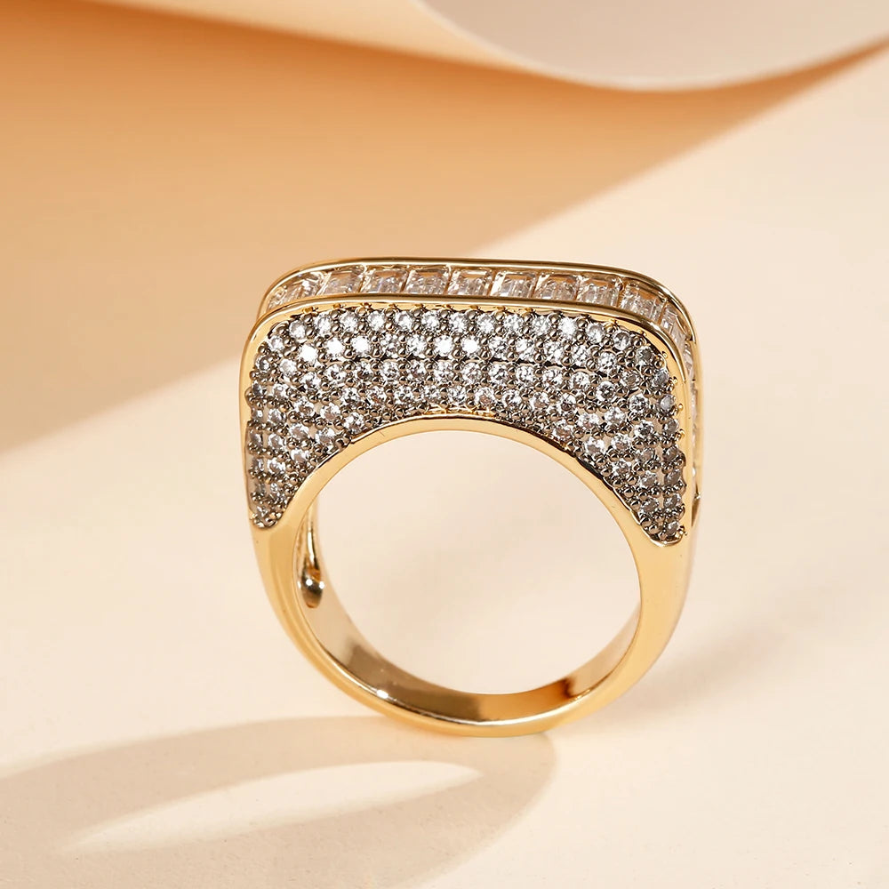 Golden Hand Ring