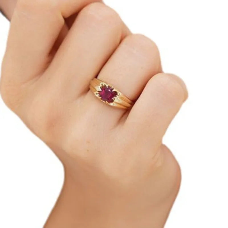 Red Flower Ring