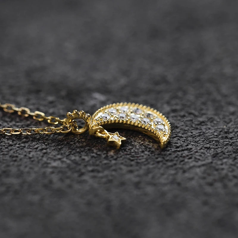 Star Moon Necklace