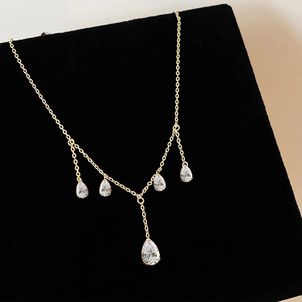 Tassel Moissanite Necklace