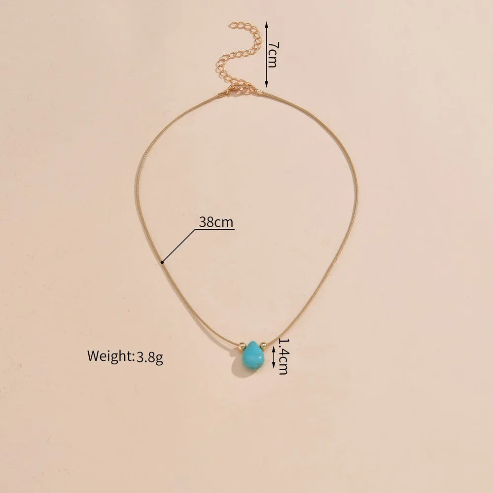 Turquoise Pendant Necklace