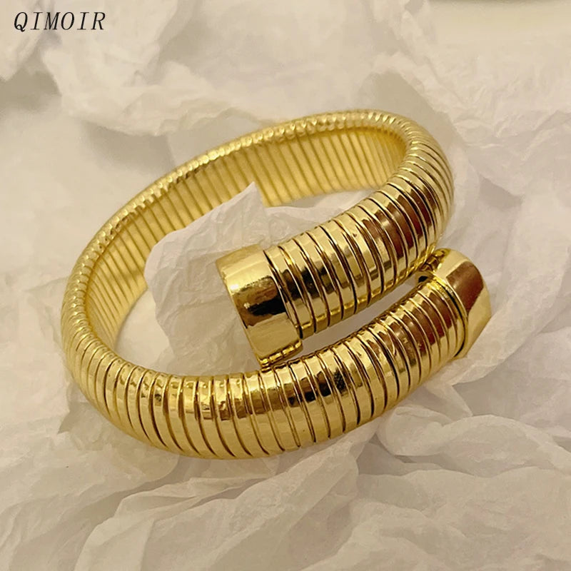 Adjustable Geometric Bangle