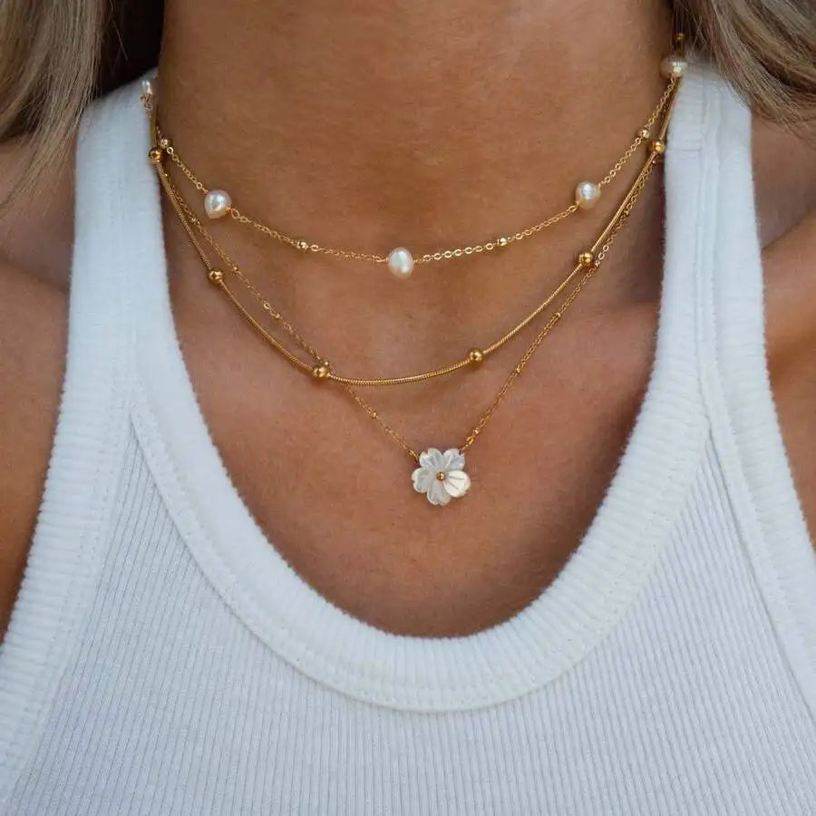 Plumeria Flower Necklace