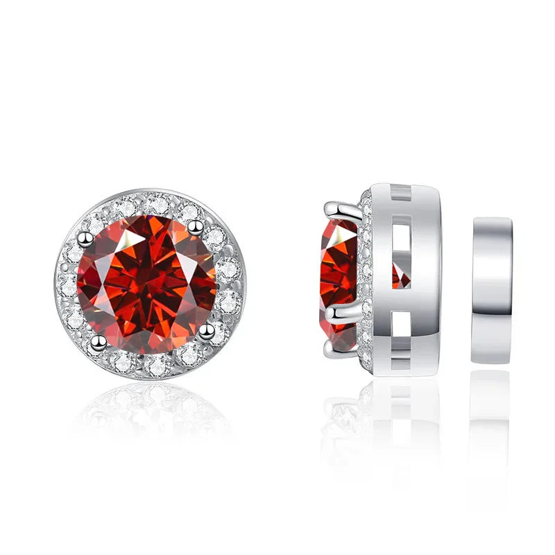 Magnetic Moissanite Earrings