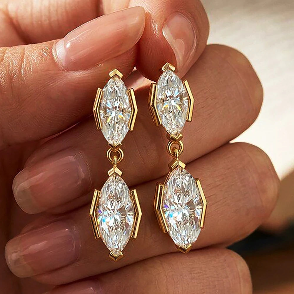 Marquise Drop Earrings