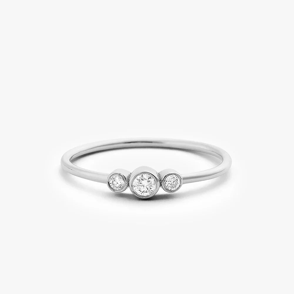 Round Moissanite Ring