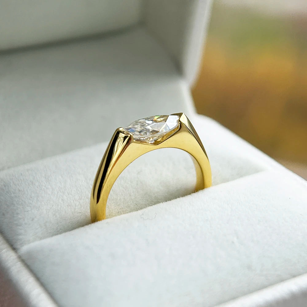 Marquise Solitaire Ring