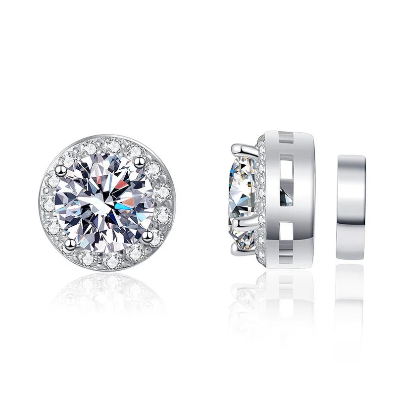 Magnetic Moissanite Earrings