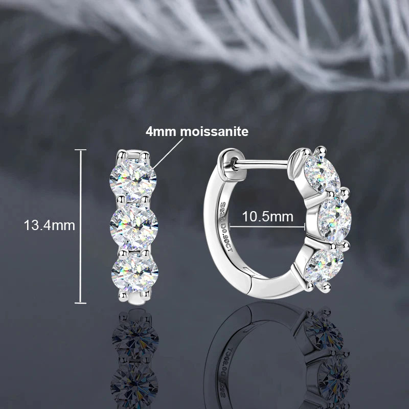 Moissanite Stud Earrings