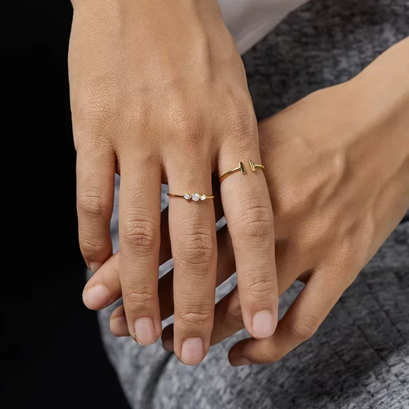 Round Moissanite Ring