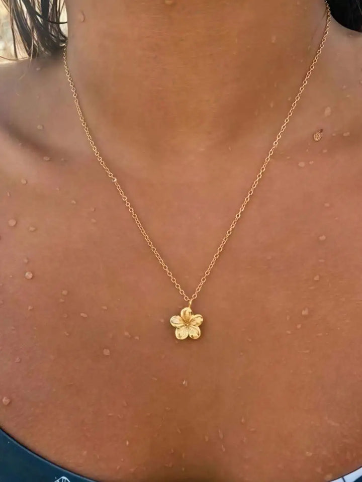 Plumeria Flower Necklace