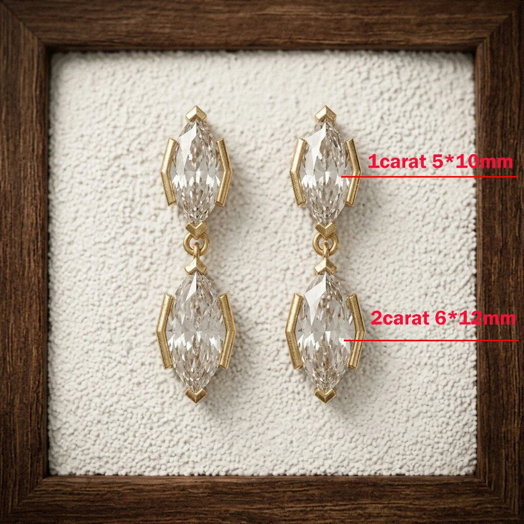 Marquise Drop Earrings