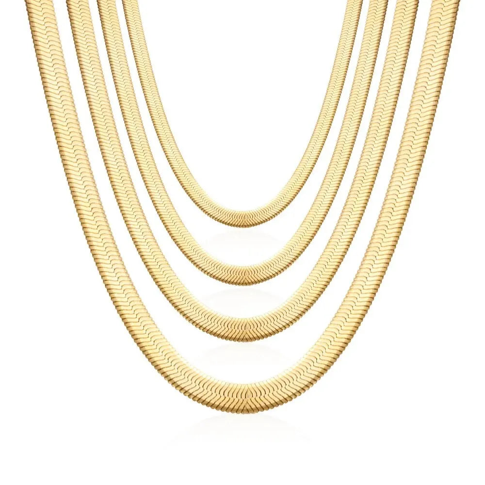 Gold Snake Necklace