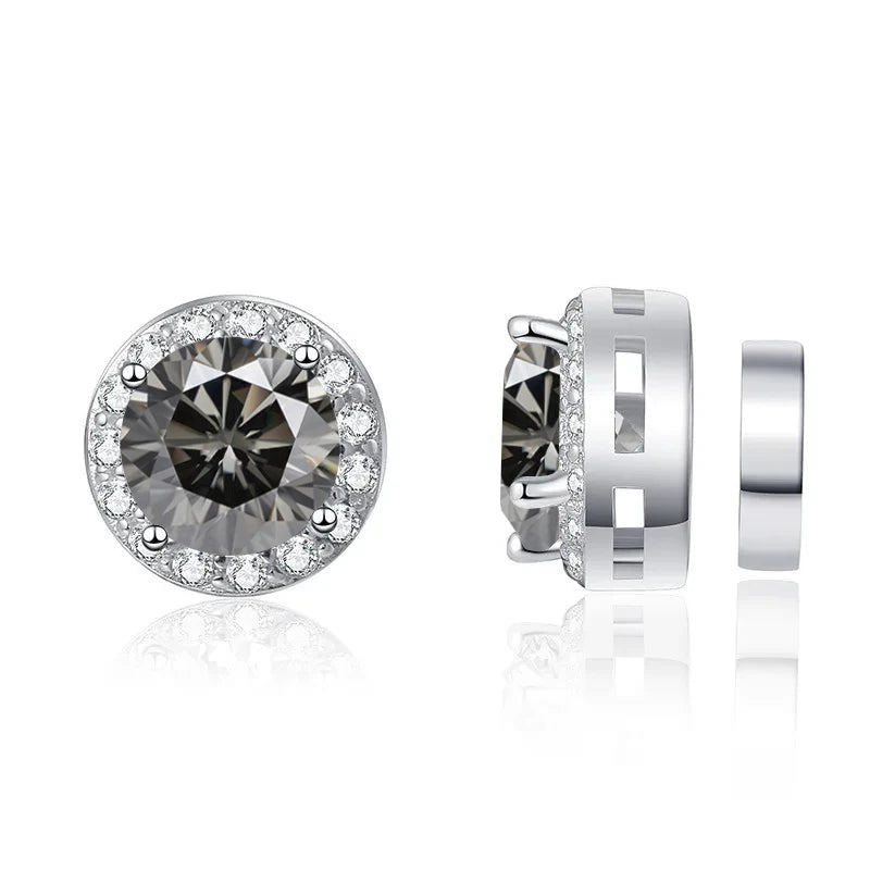 Magnetic Moissanite Earrings