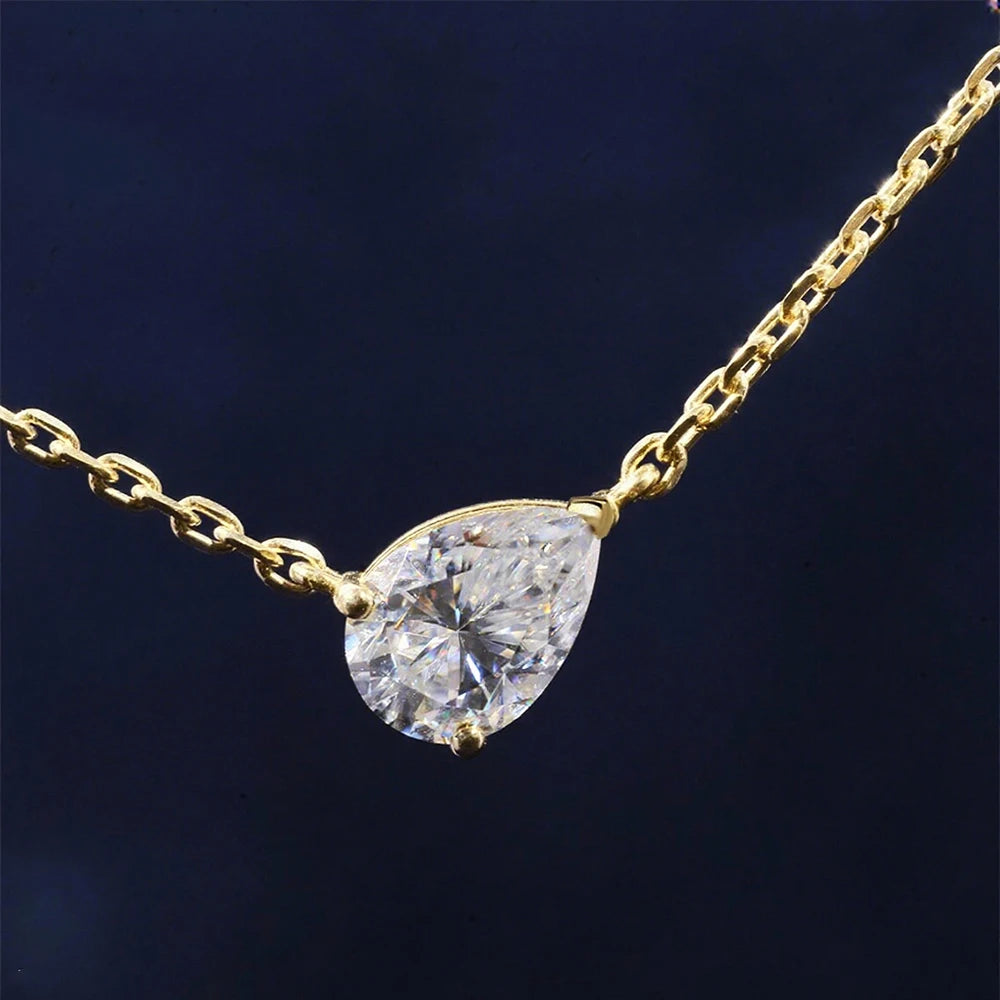 Pear Pendant Necklace