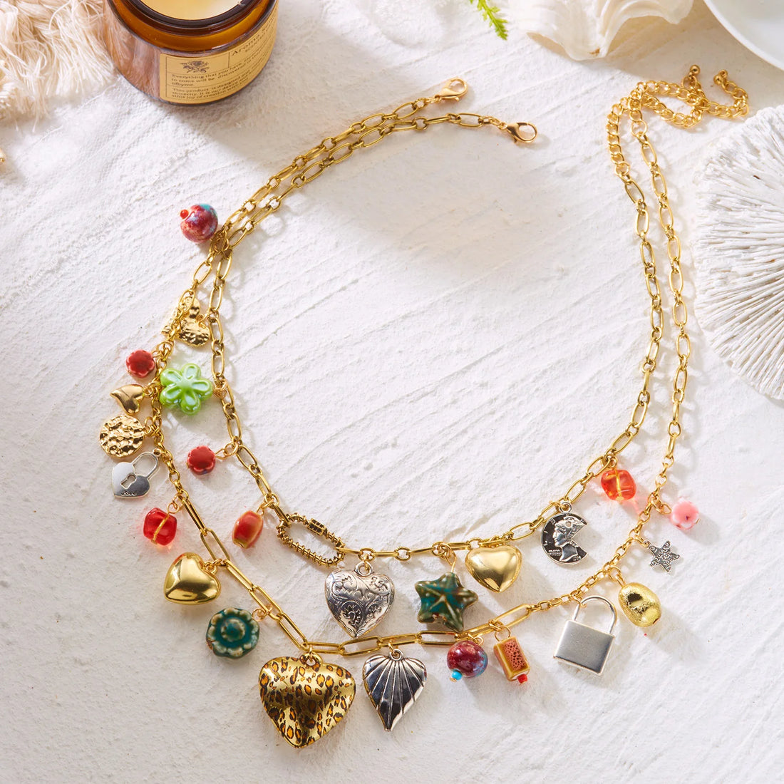 Heart Star Necklace