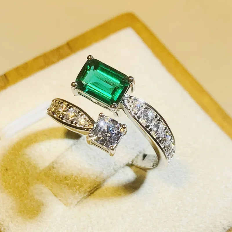 Green Zircon Ring