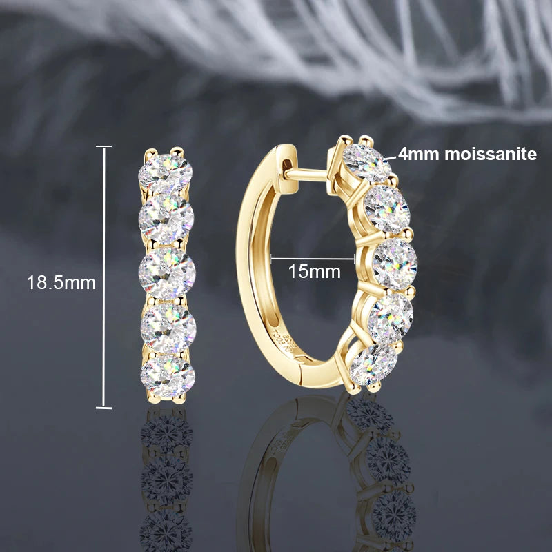 Moissanite Stud Earrings