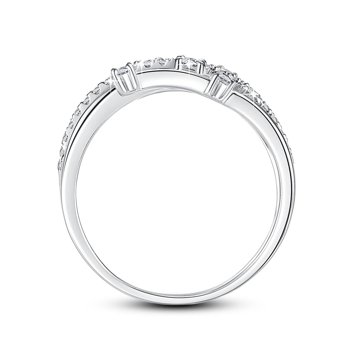 Moissanite Eternity Band