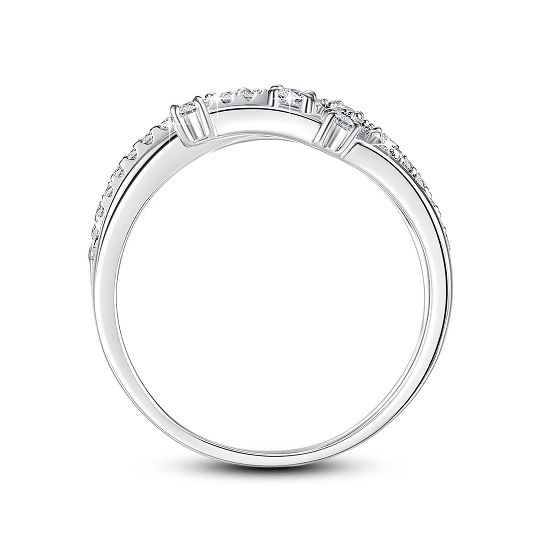 Moissanite Eternity Band
