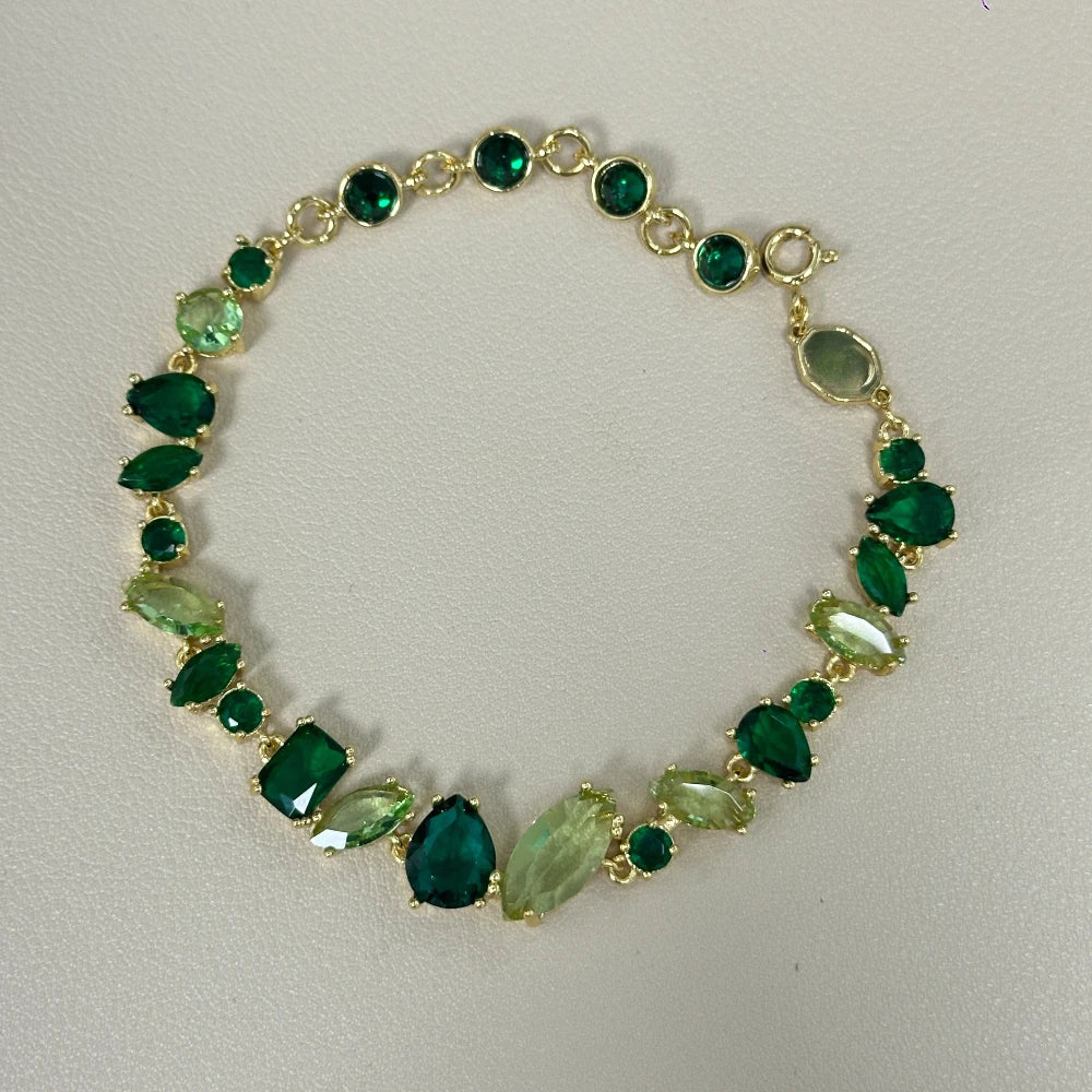Colorful Crystal Choker Set