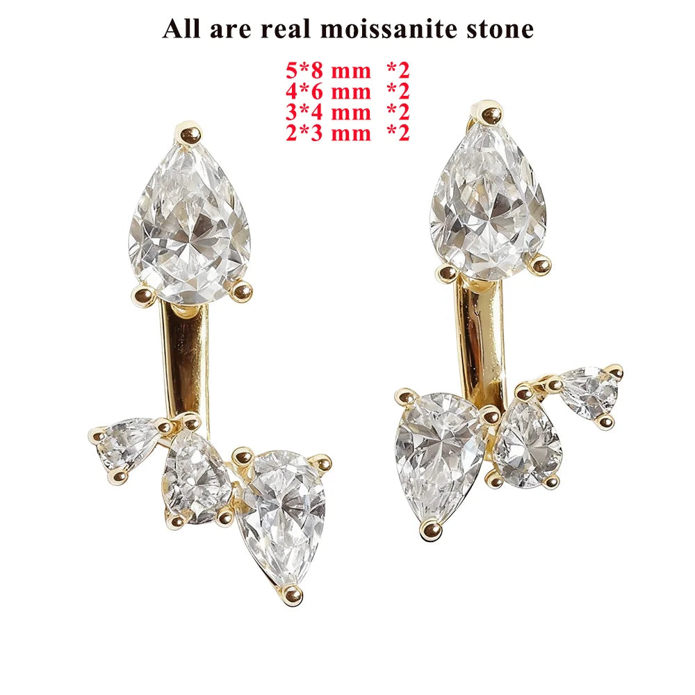 Waterdrop Moissanite Earrings