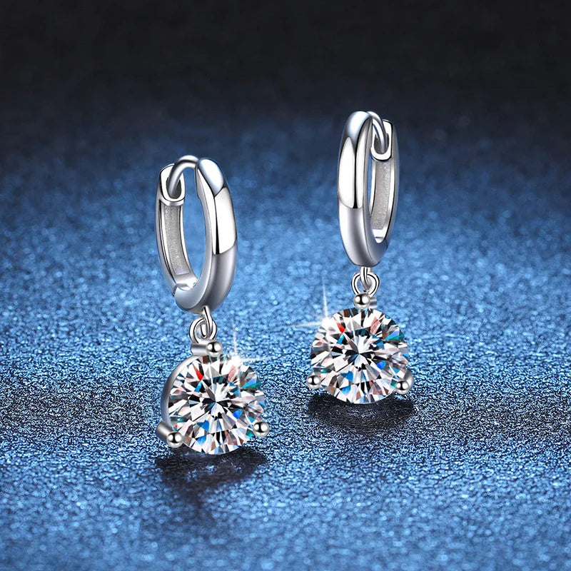 Certified Moissanite Earrings
