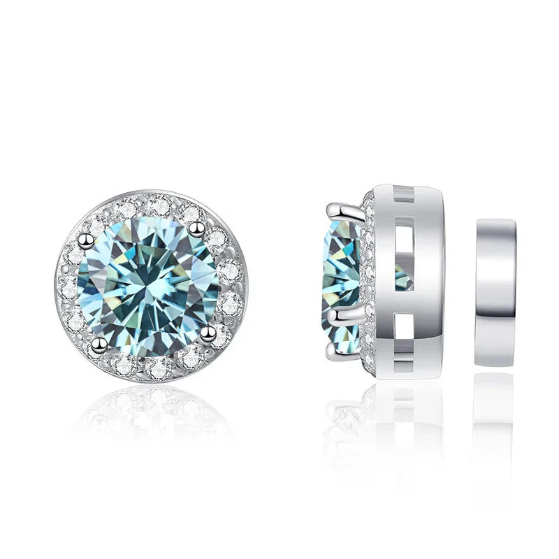 Magnetic Moissanite Earrings