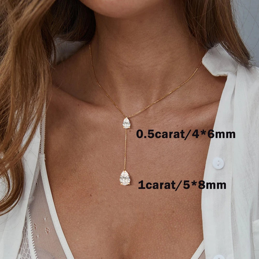Waterdrop Tassel Necklace