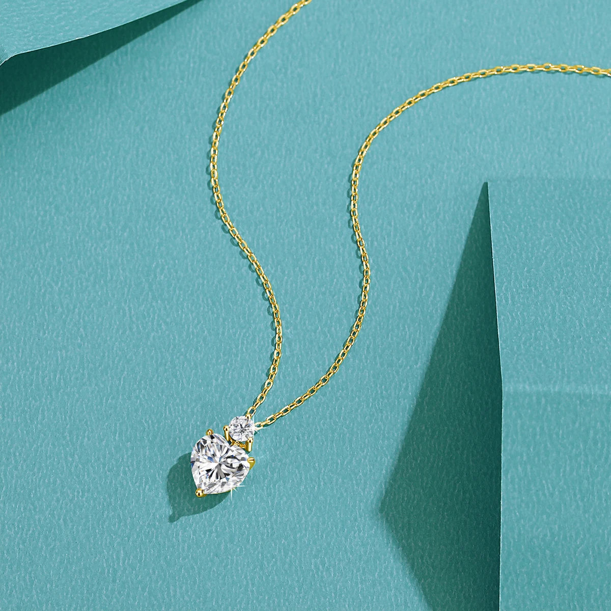 Heart Moissanite Necklace