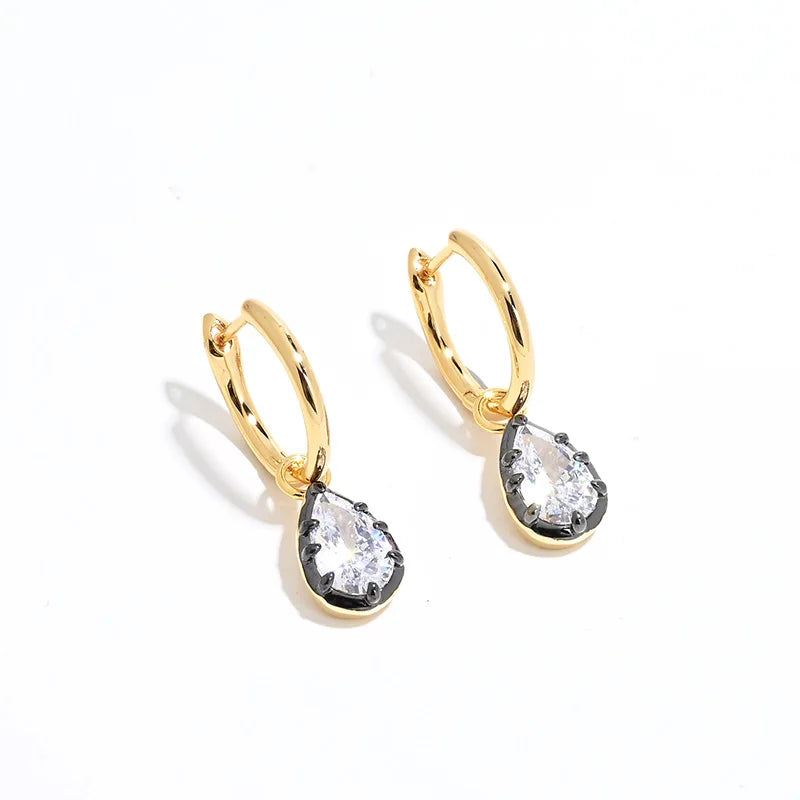 Pear Zircon Earrings