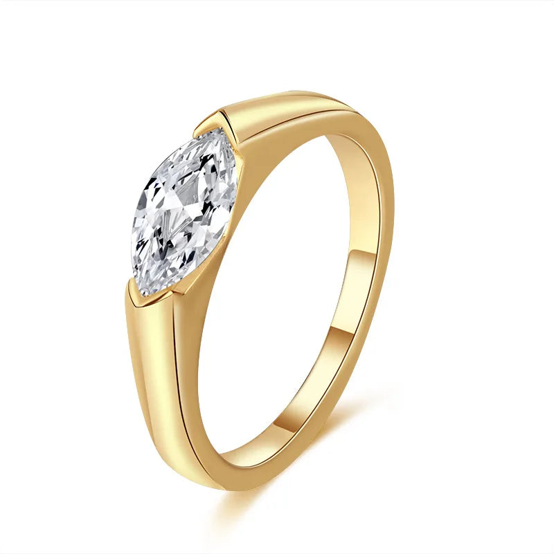 Marquise Solitaire Ring