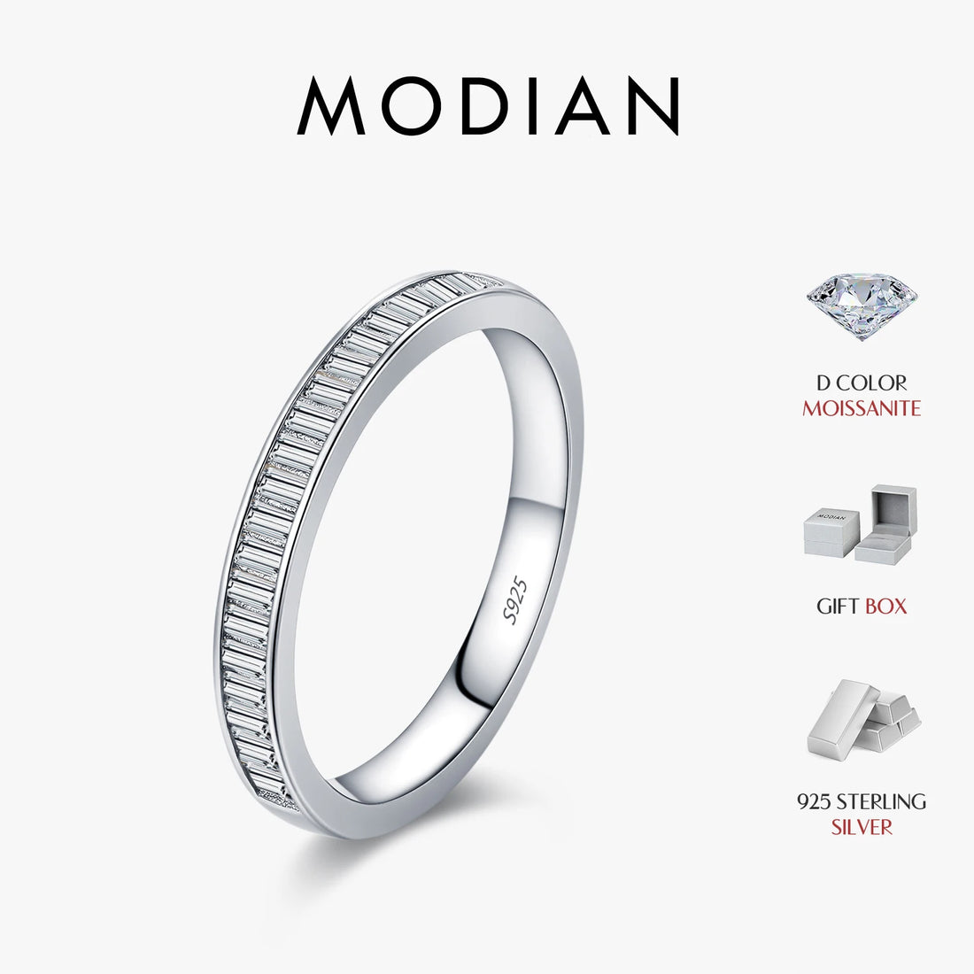 Rectangle Eternity Ring