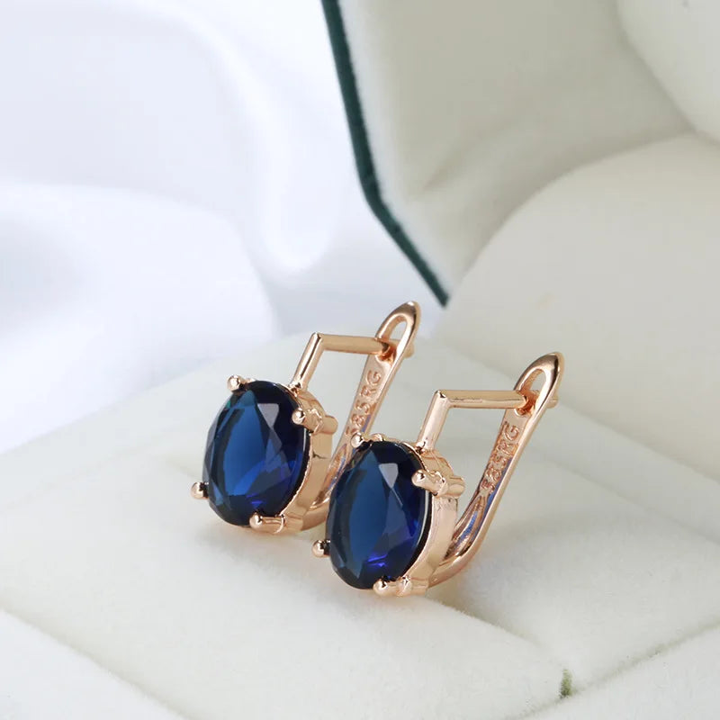 Sapphire Gemstone Earrings