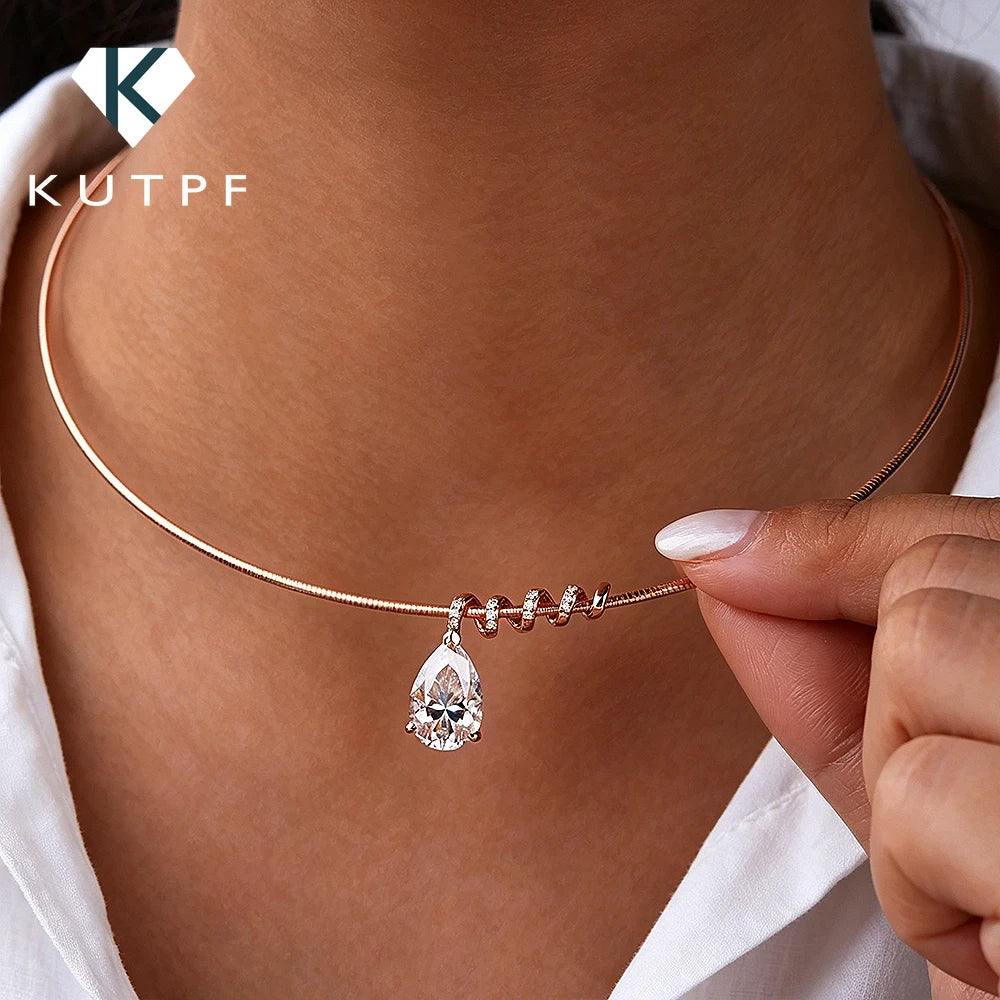 Waterdrop Snake Necklace