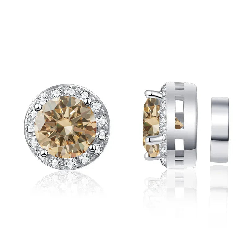 Magnetic Moissanite Earrings