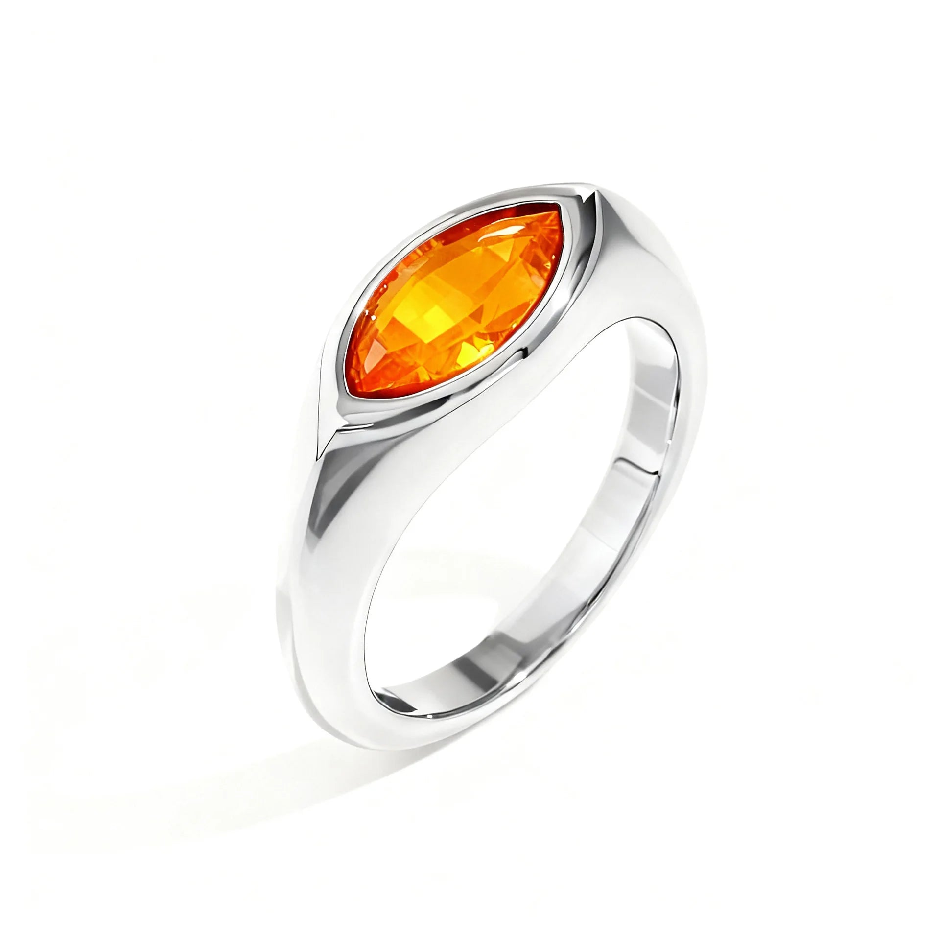 Titanium Marquise Ring