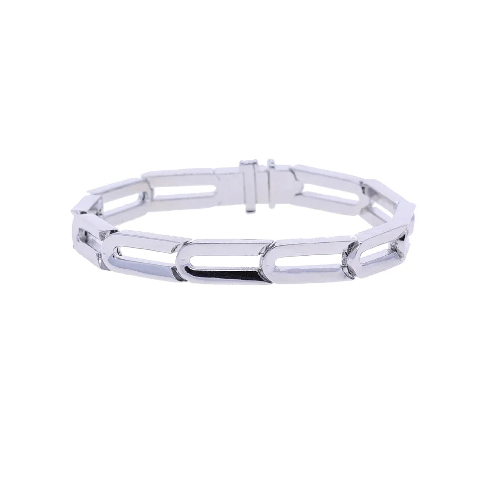 Geometric Paperclip Bracelet