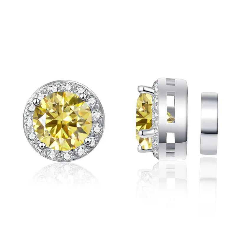 Magnetic Moissanite Earrings