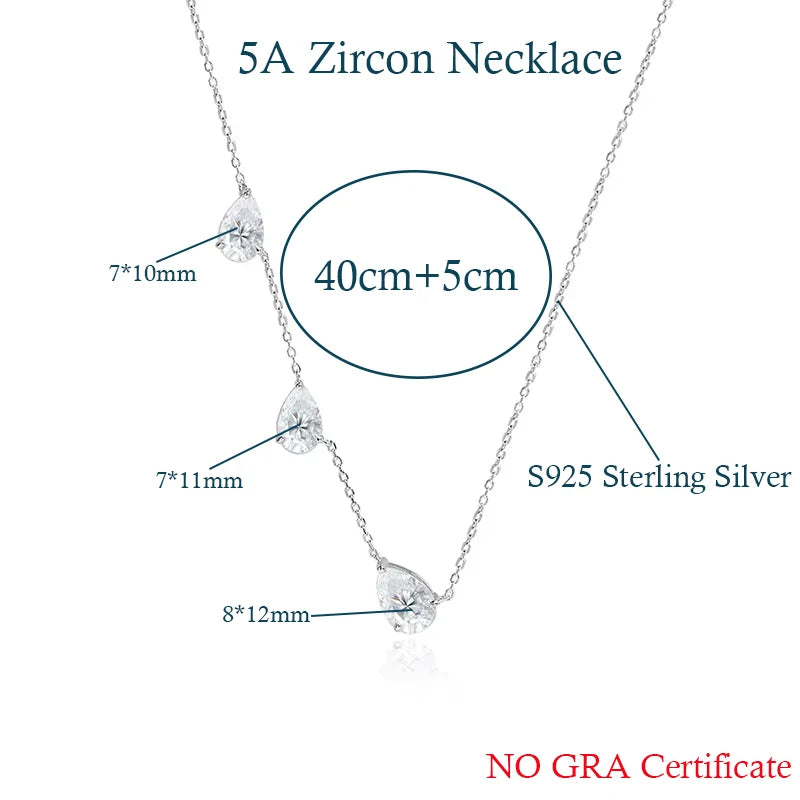 Three Stone Necklace