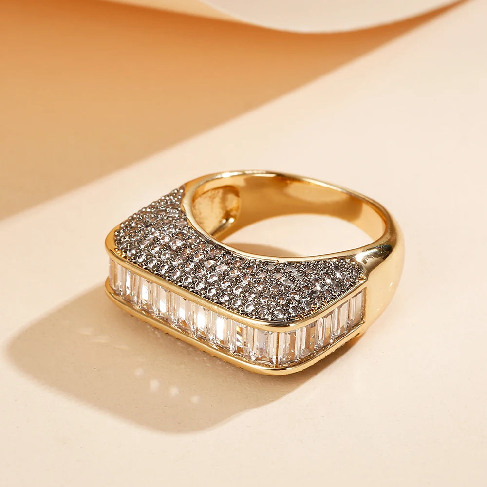 Golden Hand Ring
