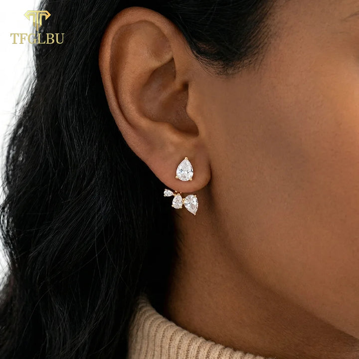 Waterdrop Moissanite Earrings