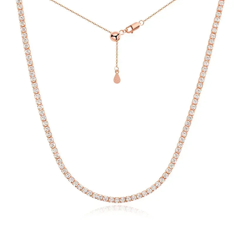 Moissanite Tennis Necklace