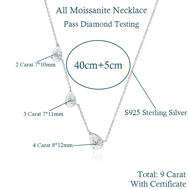 Three Stone Necklace