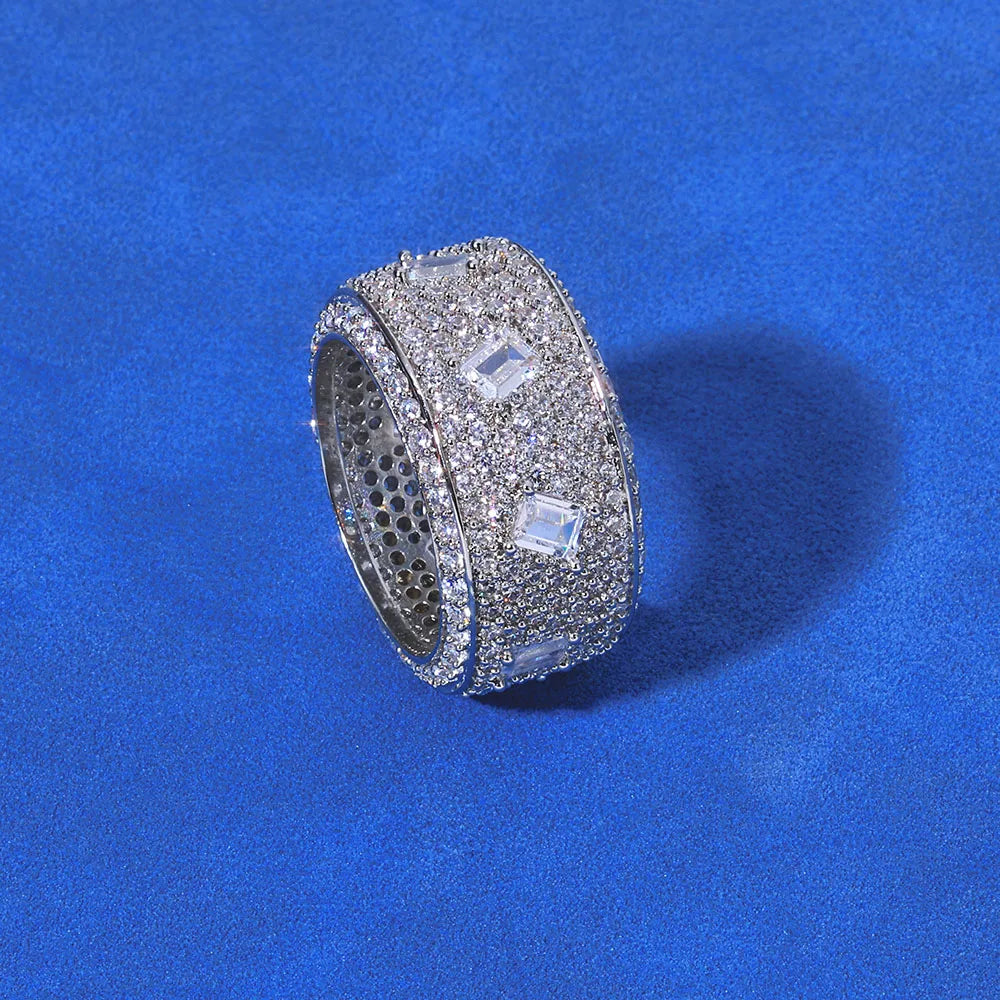 Geometric Diamond Ring
